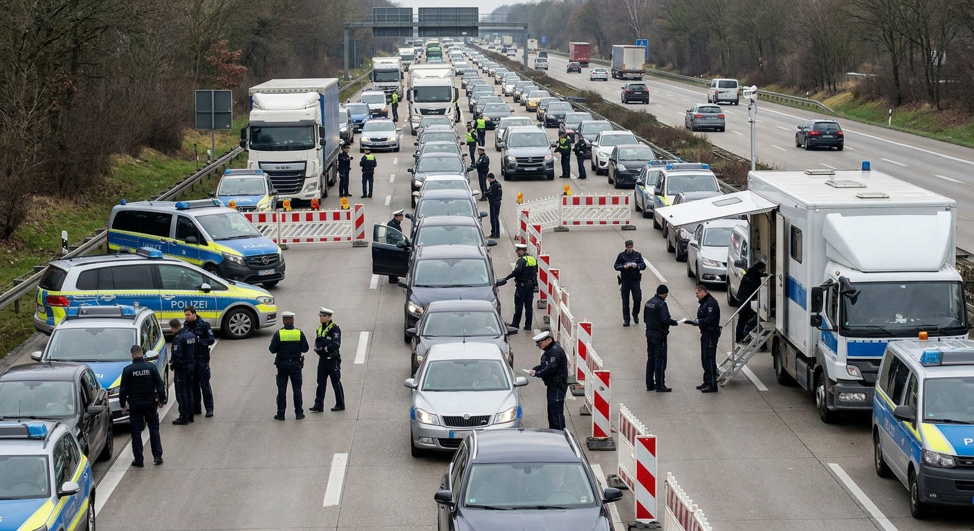 A1 bei Bremen: Großkontrollen führen zu Bußgeldverfahren und Sicherheitsleistungen