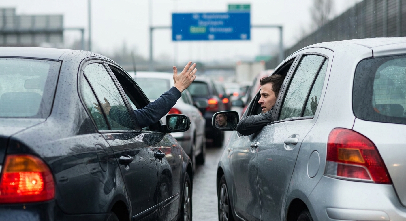 Beleidigungen im Verkehr Von blöde Kuh bis Stinkefinger so teuer wird der Wut Moment