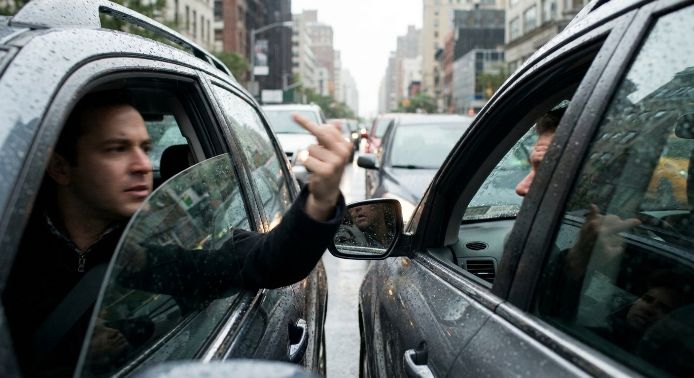 Beleidigungen im Verkehr Von blöde Kuh bis Stinkefinger so teuer wird der Wut Moment