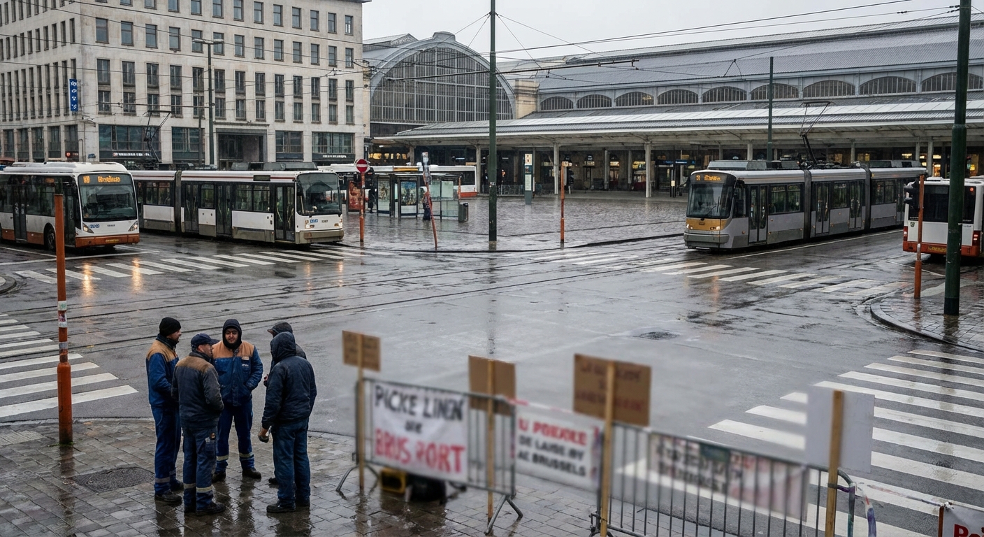 Belgien im Ausnahmezustand: Fünf Tage Streik legen das Land lahm