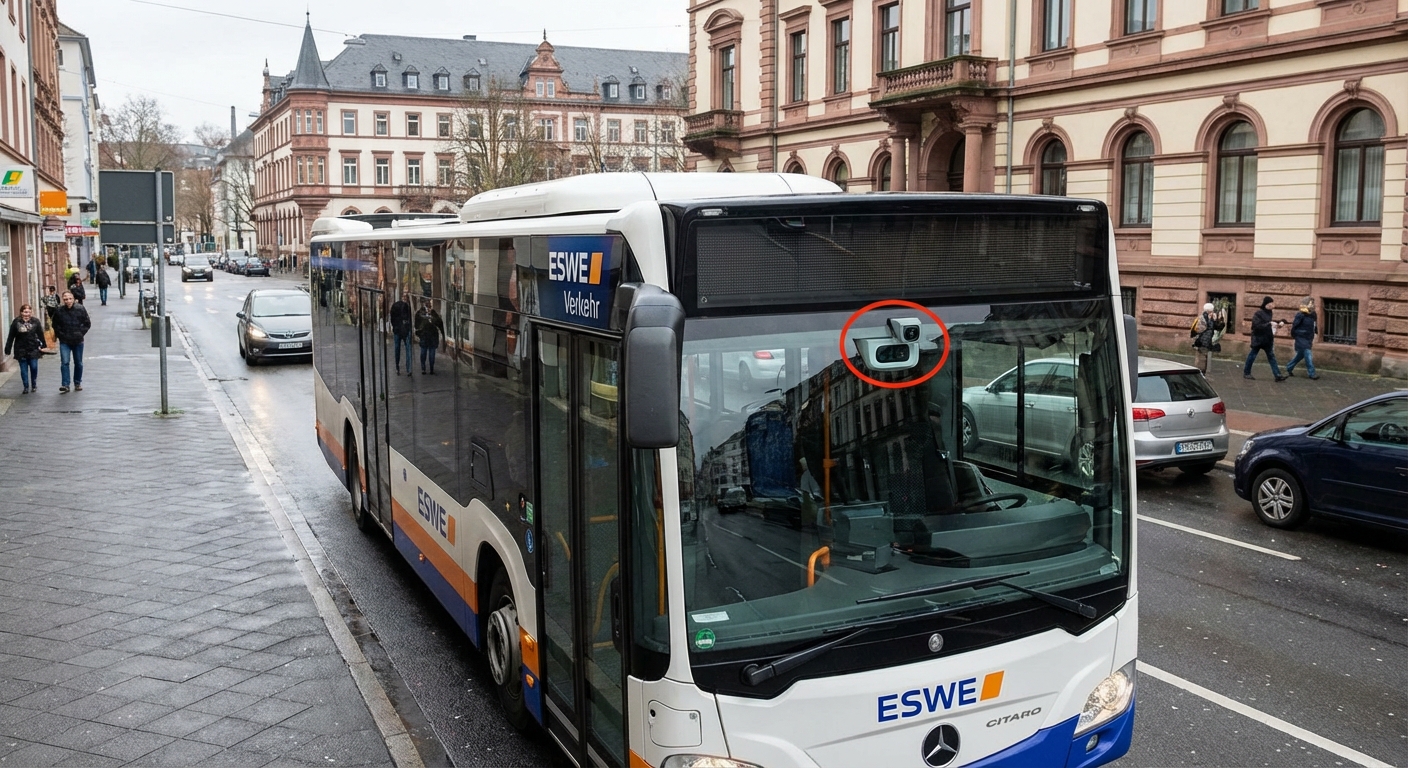 ESWE Verkehr zieht positive Zwischenbilanz zu Frontkameras