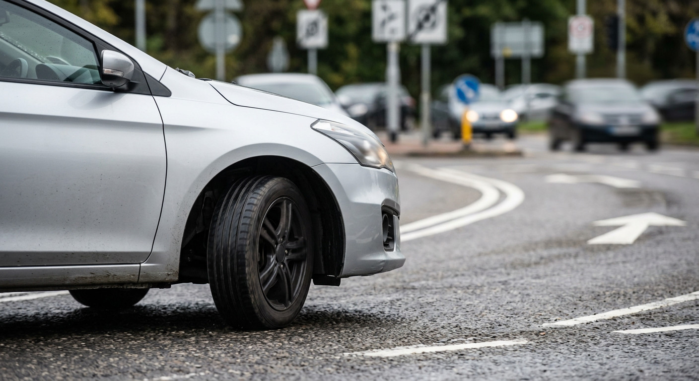 Verkehrsrecht: Gilt das Verlassen eines Kreisverkehrs als Abbiegen?