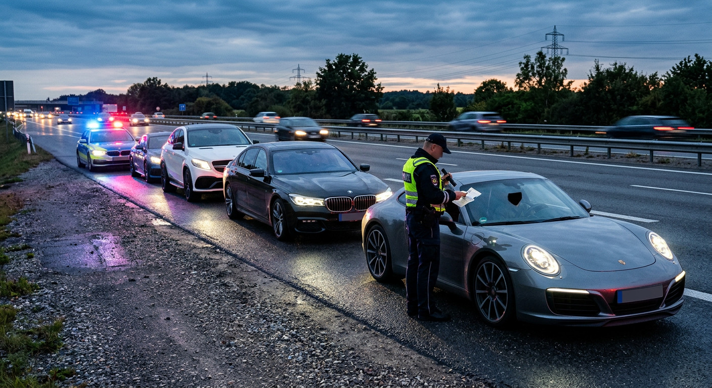 Luxusautos aus dem Verkehr gezogen: Schwerpunktkontrolle in Bottrop