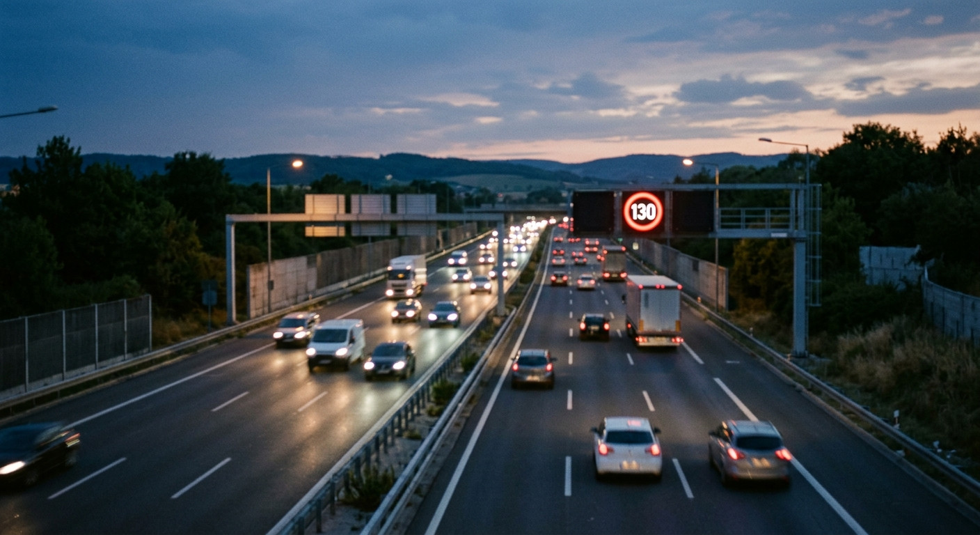 Metastudie der Björn Steiger Stiftung: Tempolimit 130 km/h würde Leben und Klima moderate Vorteile bringen