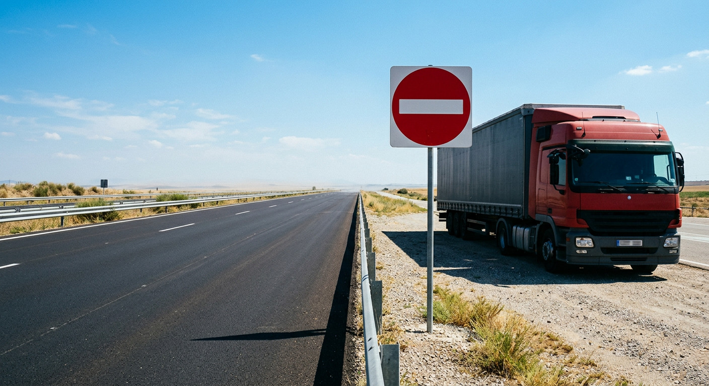 Sommer‑Fahrverbot 2026: Auf diesen Autobahnen drohen Lkw jetzt Bußgelder