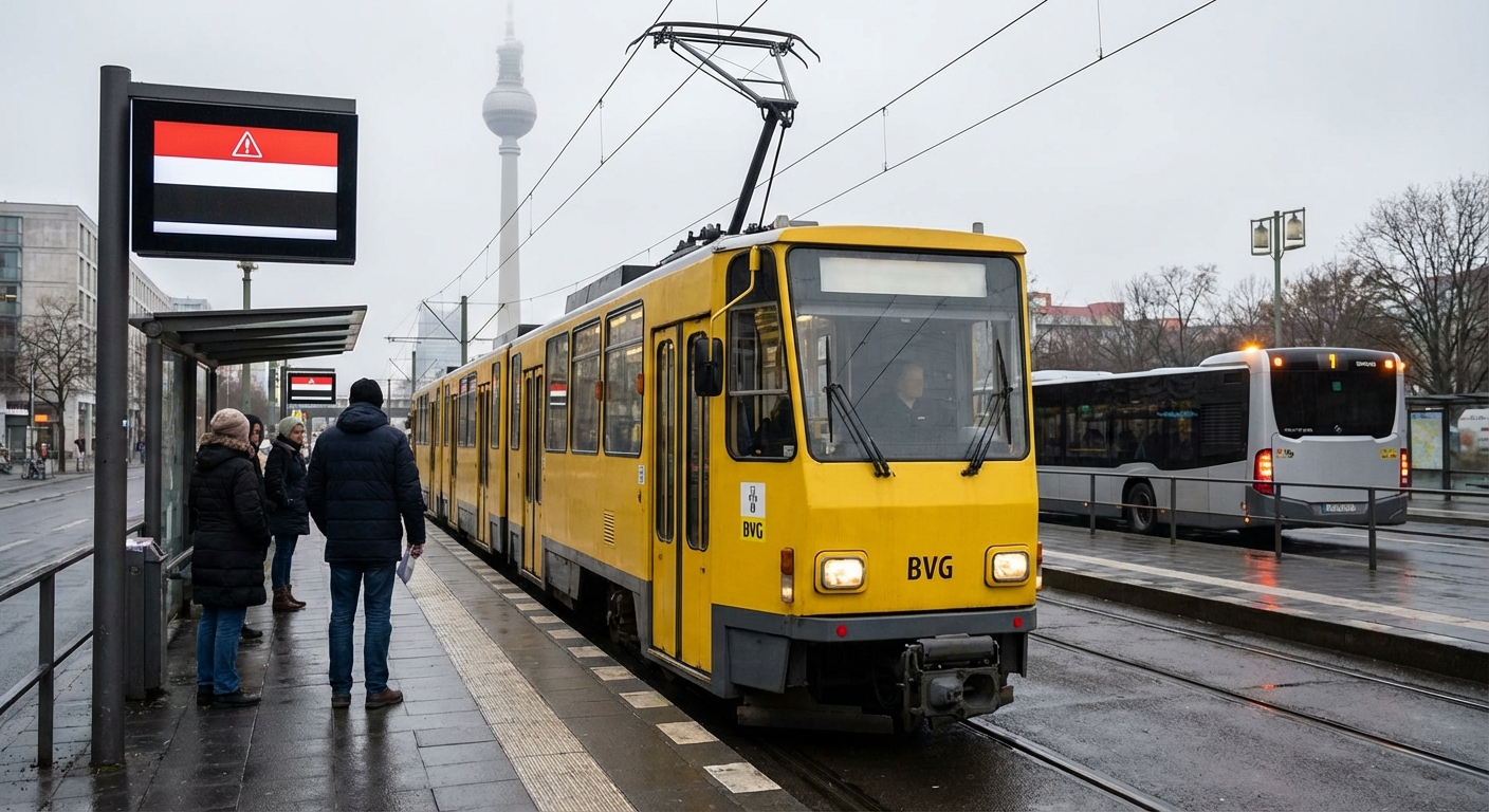 Tram-Verkehr in Berlin weiter eingeschränkt