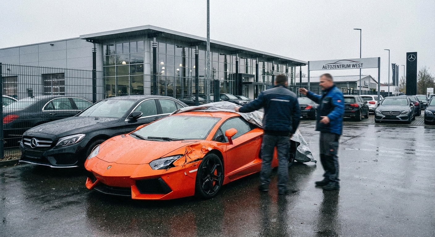 Unfall mit exotischem Sportwagen: Urteil zu WBW, Wertminderung und Nutzungsausfall
