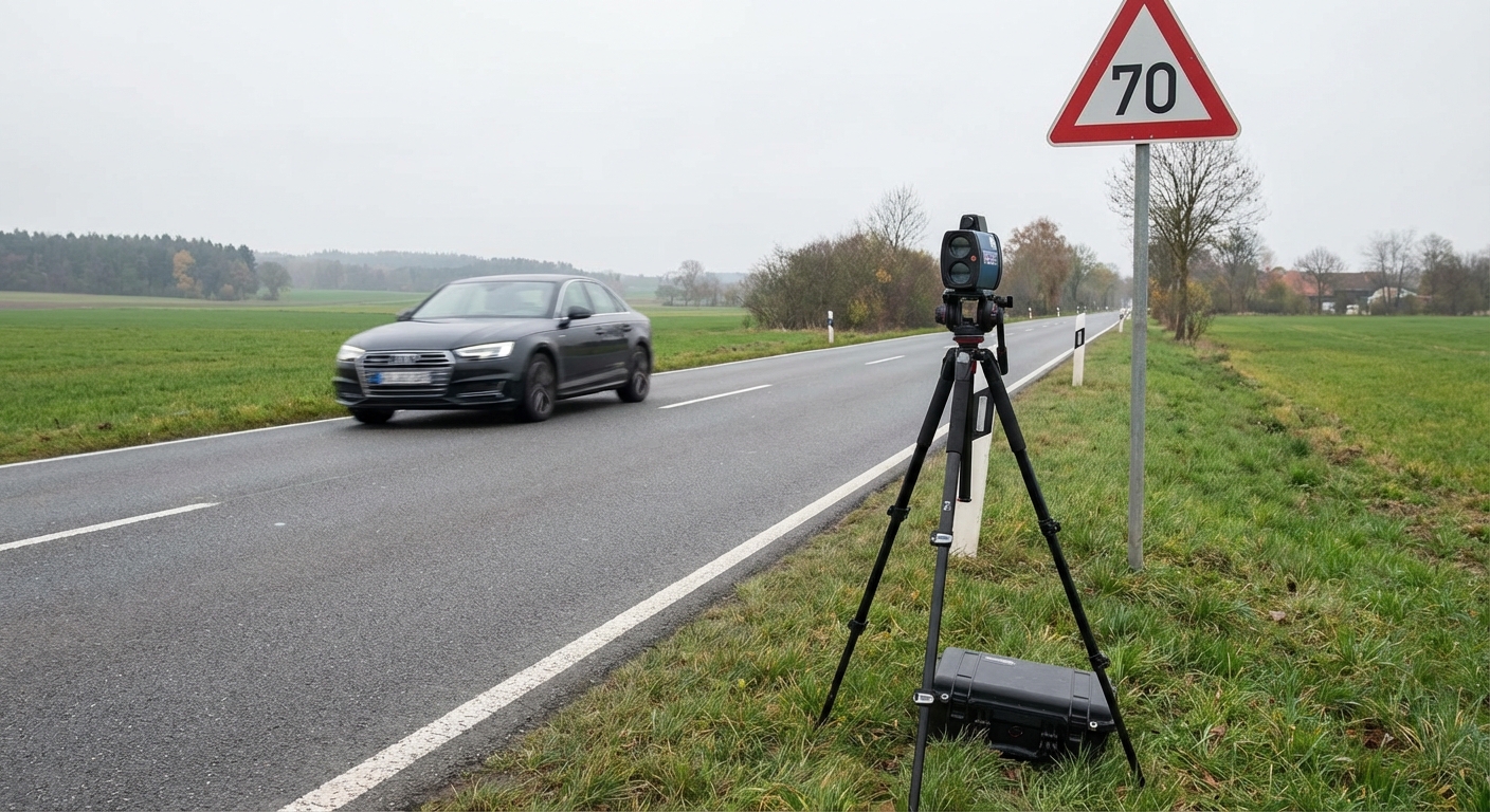 10 km/h zu schnell außerorts: Aktuelle Bußgelder 2026 und Ihre Rechte im Verkehrsrecht