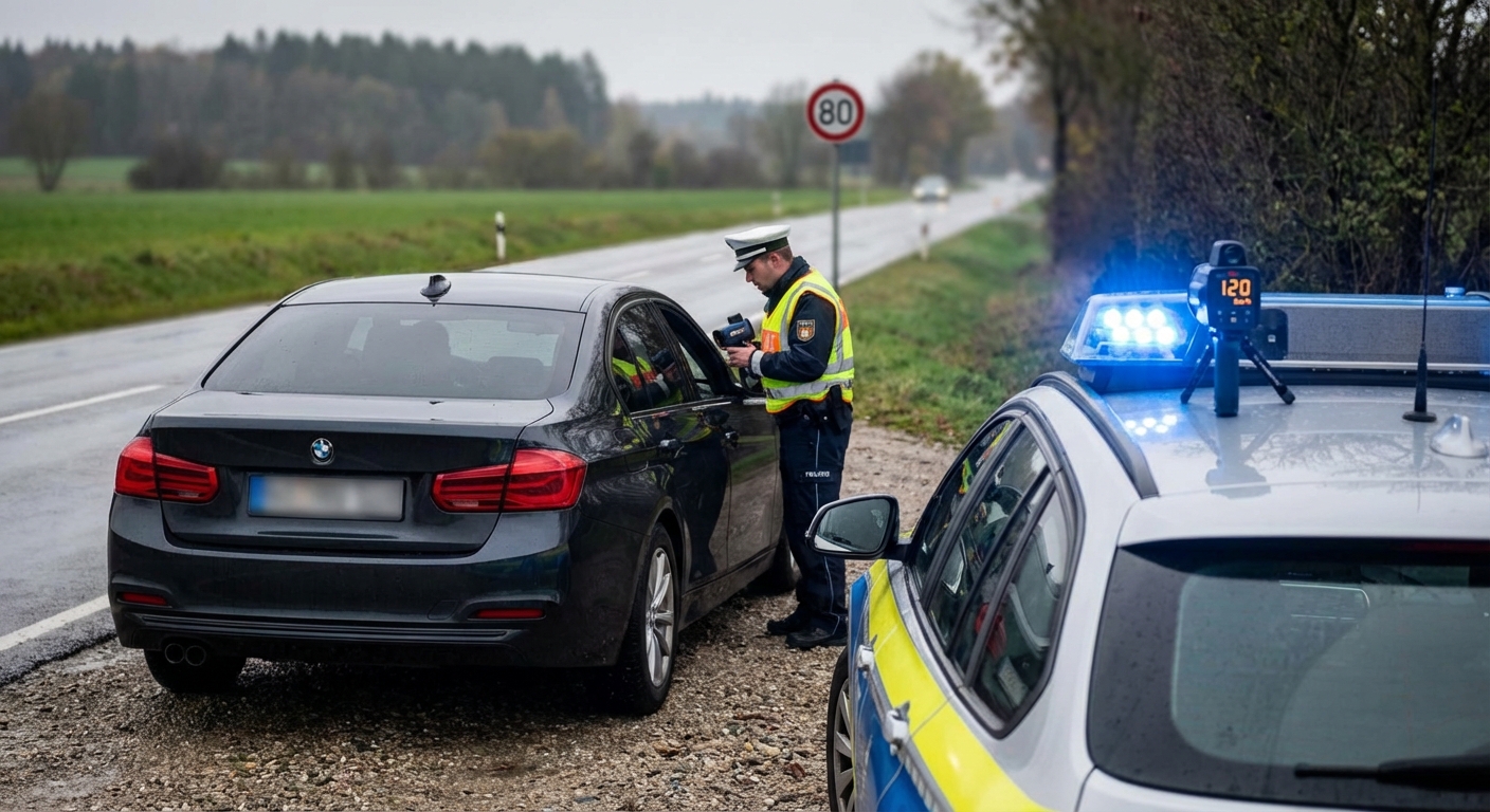 40 km/h zu schnell außerorts: Umfassender Rechtsratgeber für Betroffene 2026