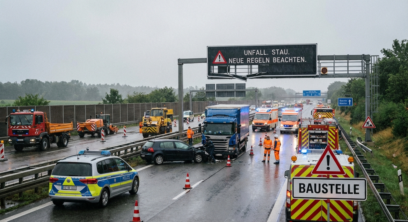 Baustellen im Verkehrsrecht 2026: Ihre Rechte bei Unfällen und neue Haftungsregeln