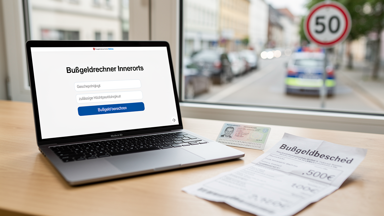 Bußgeldrechner Innerorts