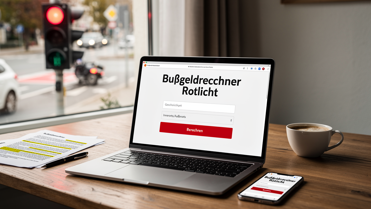 Bußgeldrechner Rotlicht