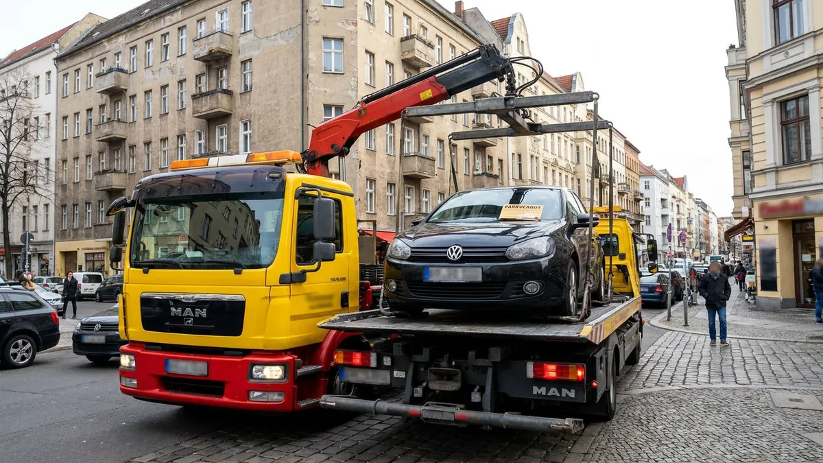 Abschleppen beim Falschparken: Wann es erlaubt ist und was es kostet