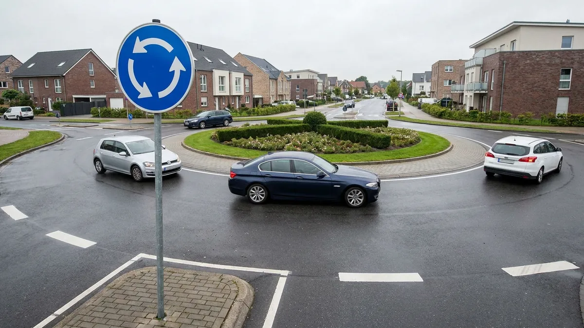 Kreisverkehr: Vorfahrt, Blinker und Bußgelder im Überblick