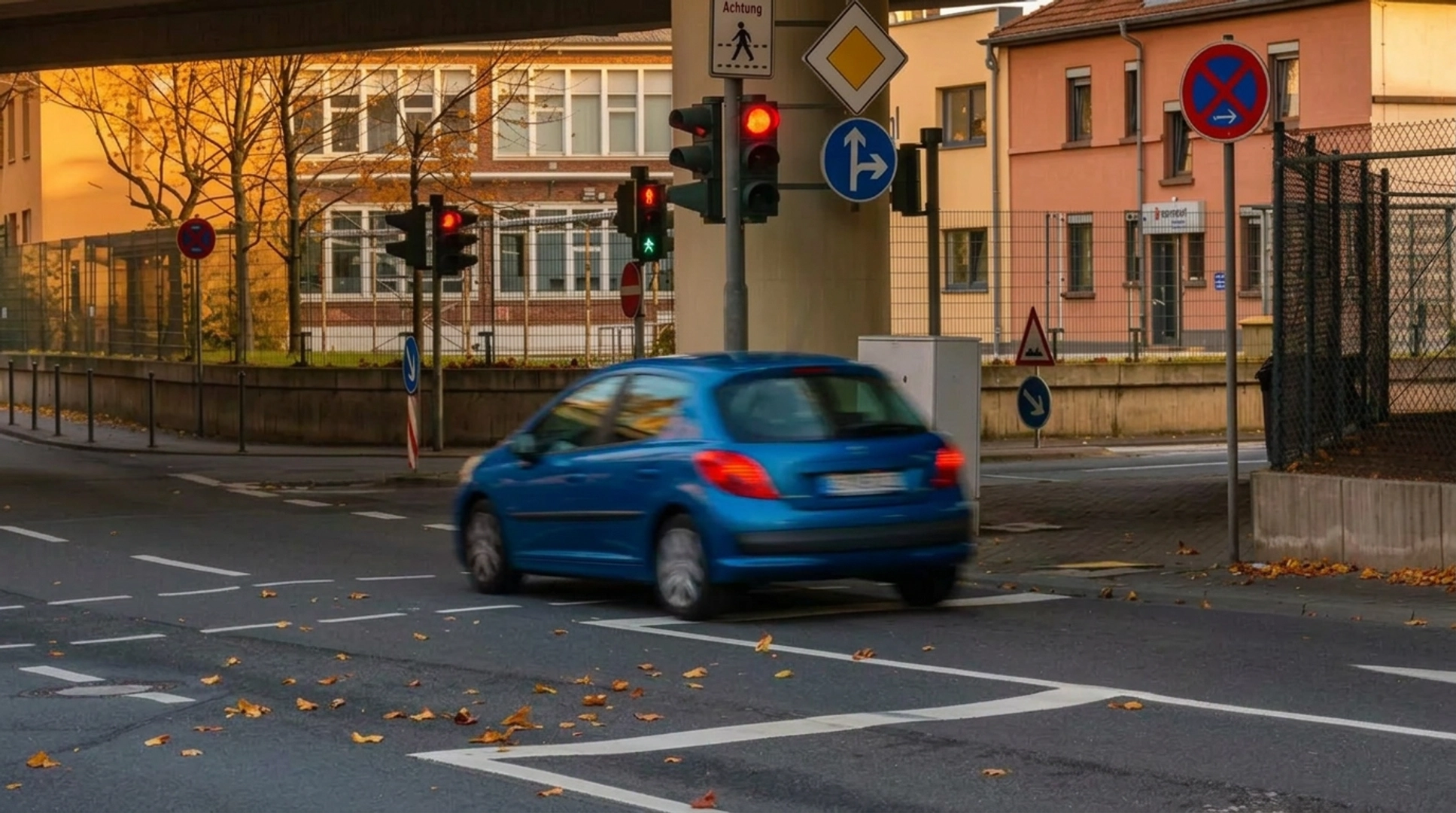 Rotlicht ueberfahren