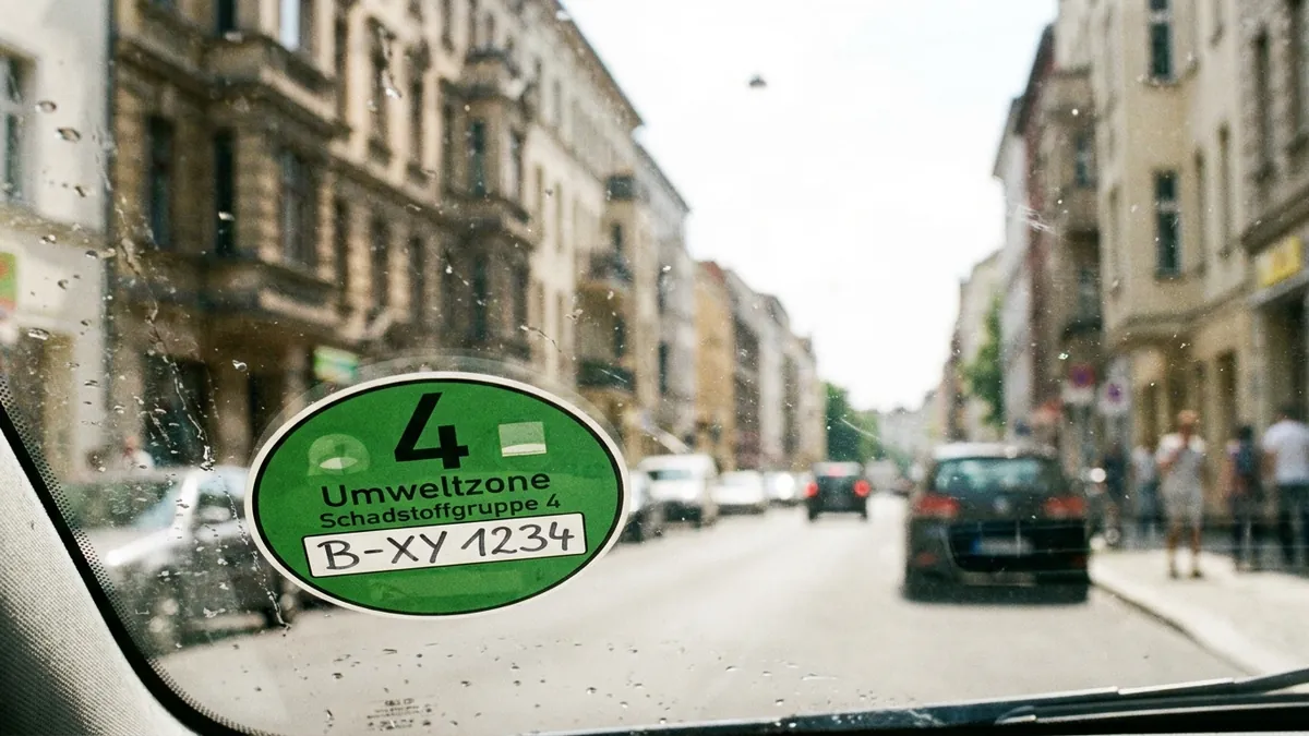 Umweltzone ohne Plakette: Bußgeld und Regeln