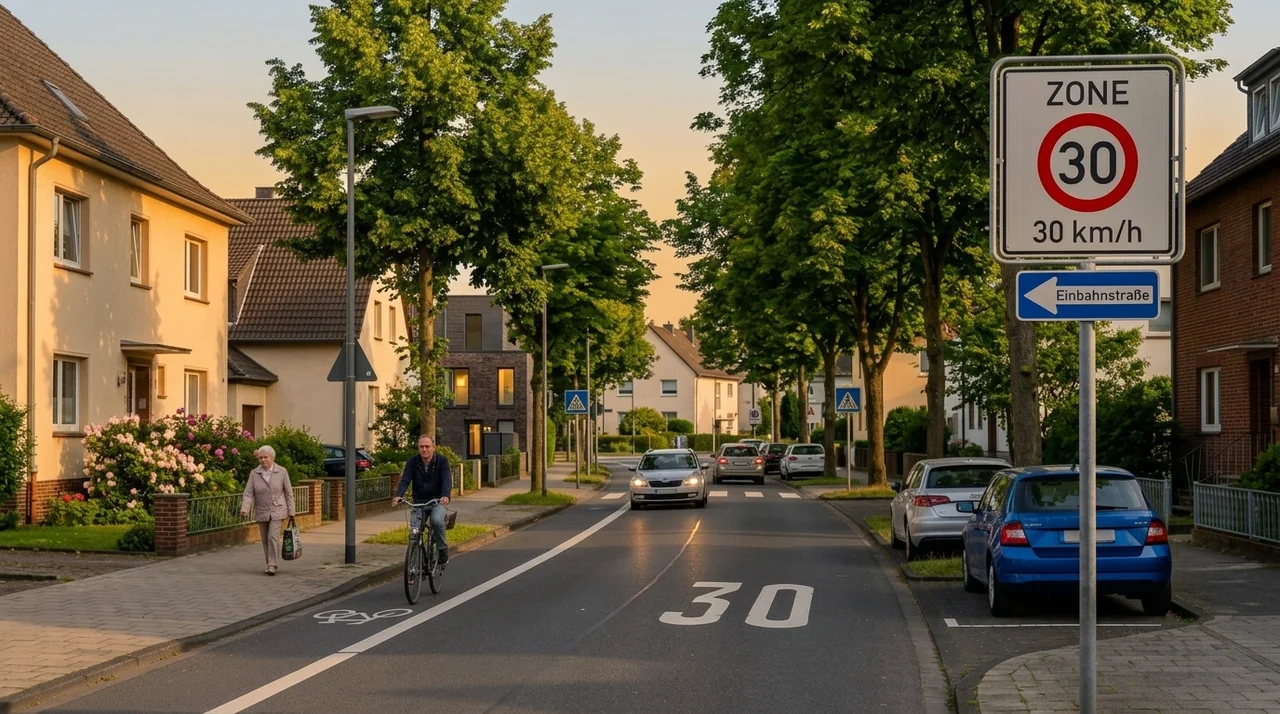  km/h zu schnell in der 30er Zone – Bußgeld und Strafen