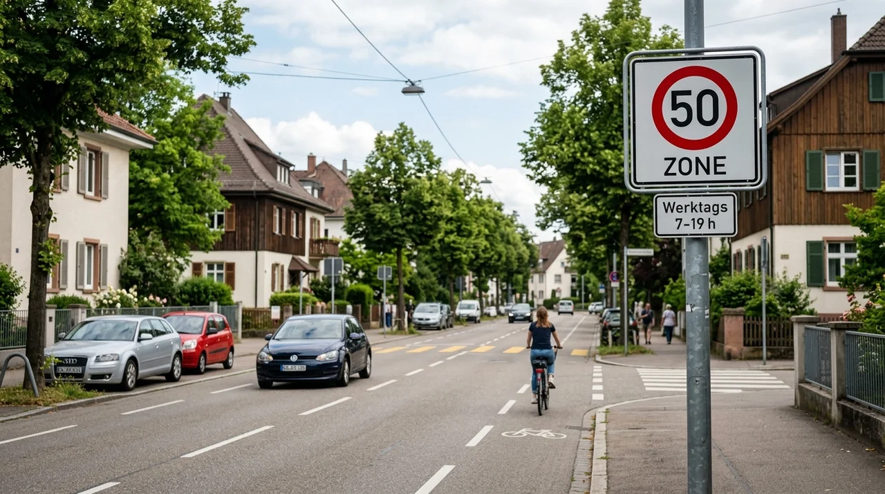 Zone 50 und mögliche Bußgelder